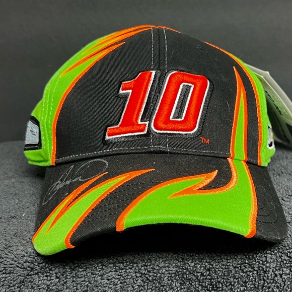 Autographed NWT Danica Patrick Go Daddy Pit Cap Hat Chase Authentics #10 Nascar